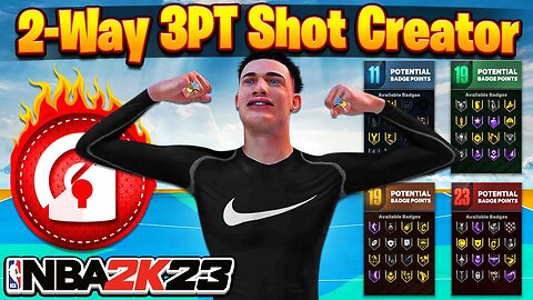 MY 6'7 2-WAY 3PT SHOT CREATOR IS GAMEBREAKING in NBA 2K23! 6'7 POINT GUARD BUILD TUTORIAL!