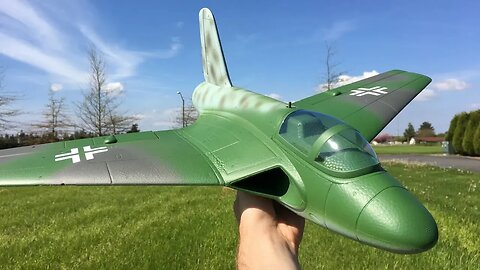 Freewing Lippisch P.15 64mm EDF Jet Test Flight With Enfan 3S 1500 45C Lipo