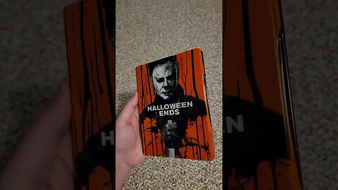 Up Close of Halloween Ends 4K SteelBook Best Buy Exclusive