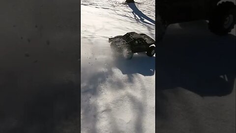 Arrma Mojave in the snow