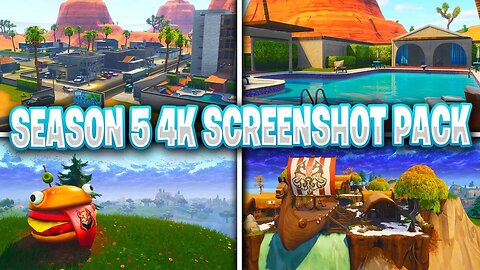 FORTNITE SEASON 5 SCREENSHOT PACK FOR THUMBNAILS!!