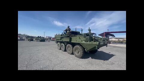 3/15/22 Richard Citizen Journalist in Hagerstown, MD- Military Convoy Near Truckers-Coincidence?