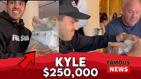 Kyle From Nelk Gifted $250K from Dana White | FAMOUS NEWS