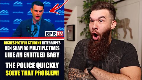 UNHINGED Leftist Interrupts Ben Shapiro Until Police Solve the Problem