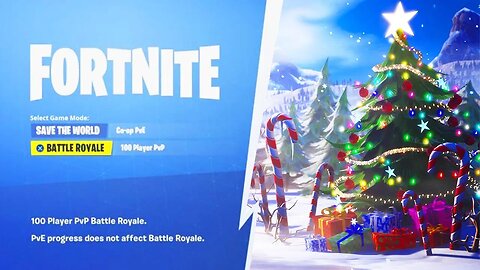 FORTNITE CHRISTMAS EVENT RIGHT NOW! (FORTNITE BATTLE ROYALE)