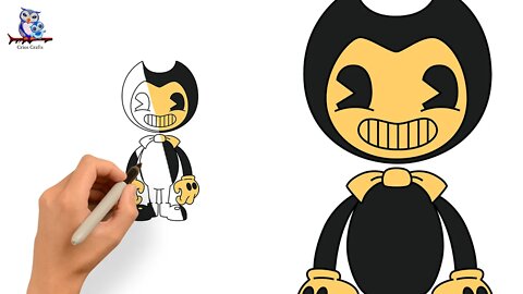 How to Draw Bendy and the Dark Revival - Art Tutorial