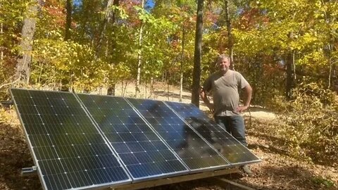 Solar Array with Ground Mounts