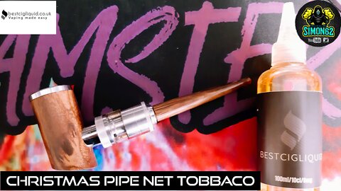 BESTCIGLIQUID / CHRISTMAS PIPE NET TOBACCO REVIEW #bestcigliquid#eliquidreview 🔞