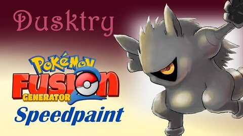 Pokefusion speedpaint: Shiftry + Dusktnoir