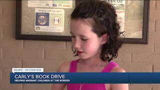 Young Tucsonan helping migrant children at the border with book drive