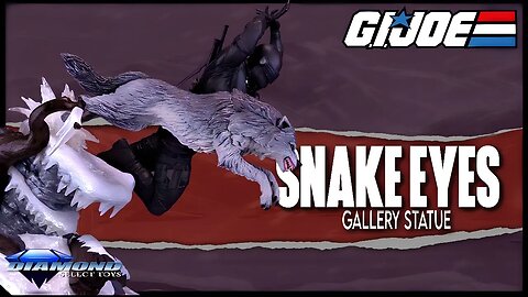 Diamond Select G.I.JOE Snake Eyes Gallery Statue @TheReviewSpot