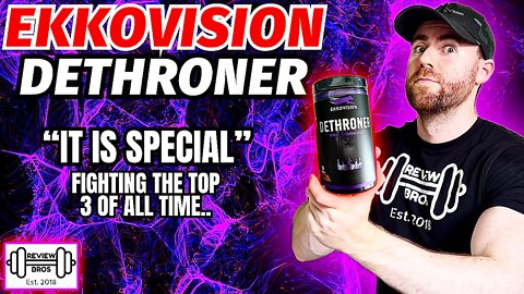 DETHRONER PRE WORKOUT REVIEW (Honest) EKKOVISION | Is It Worth The Hype!?