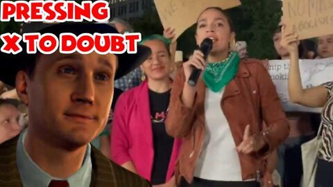 During Rally To Overthrow The SCOTUS AOC Says She Was Raped ~ Salty Cracker