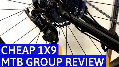 Microshift Advent 1x9 Clutch MTB Drivetrain Mountain Derailleur Cassette Review and Weight