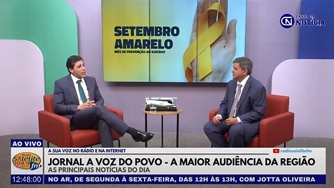 SETEMBRO AMARELO: MÉDICO PSIQUIATRA FALA SOBRE ATITUDES QUE PODEM PREVENIR O SUICÍDIO