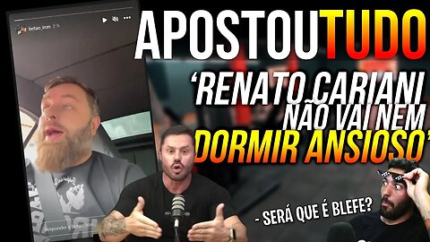 BETÃO FAZ STORY DEPOIS DO SUMIÇO E PEDE MAIS 72 HORAS PRA SE PRONUNCIAR!