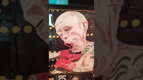 this painting of a boxer was given to me by a veteran friend of mine