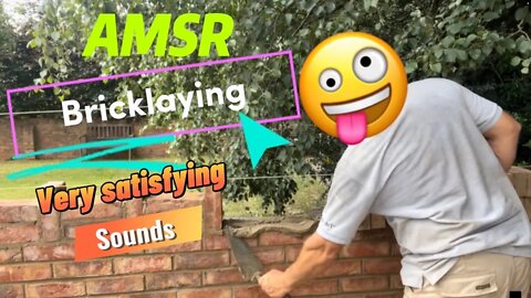 asmr bricklaying satisfying sounds