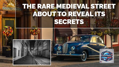 The rare medieval street about to reveal its secrets