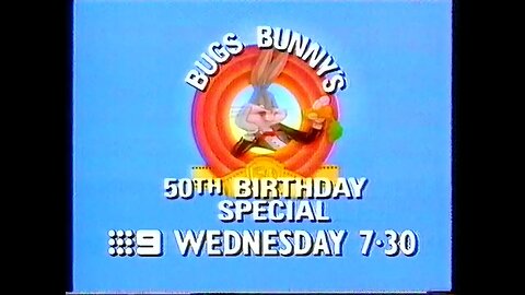 Promo - GTV9: Bugs Bunny 50th Birthday Special (1990)