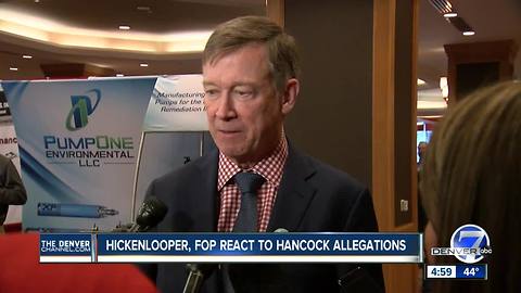 Gov. Hickenlooper on Hancock sexual harassment allegation: 'Our laws probably aren't sufficient'