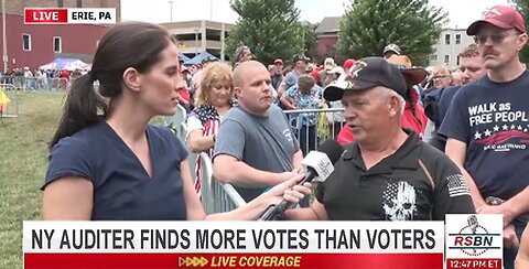 Massive 2020 election fraud exposed at Trump rally (July 25, 2023)