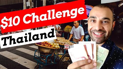 Thailand $10 Challenge in Bangkok+Neighborhood walk