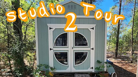 NEW Studio Tour (Major Renovations!):: Full Time Stained Glass Artist Studio Tour