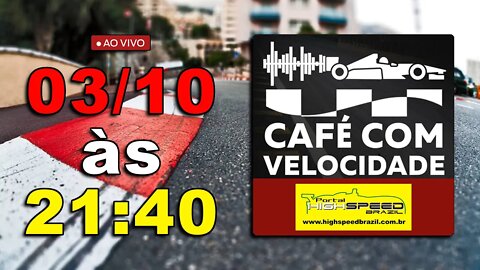 CAFÉ COM VELOCIDADE | Fórmula 1 GP de Singapura e a vitória de Sergio Perez | Ao Vivo