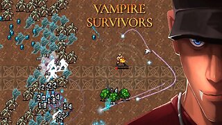 Vampire Survivors - I went in to the library with a knifethrower... - Part 2 | Let's Play VS