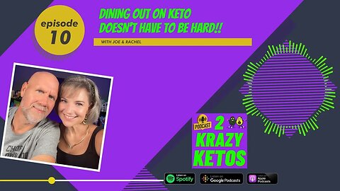 How to eat out on the Ketogenic Diet | 2 Krazy Ketos Podcast episode #10