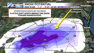 WINTER STORM STAYS SOUTH