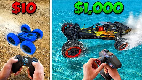 10 vs 1000 RC Car Battle BUDGET CHALLENGE