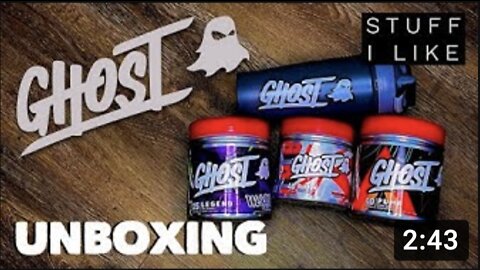 👻GHOST👻 Unboxing📦 // Stuff I Like