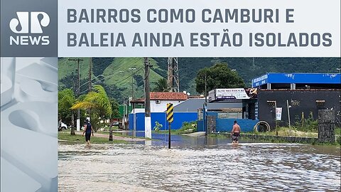 Apoio das equipes aéreas tem sido fundamental no litoral norte de SP