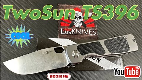 TwoSun TS396 Titanium liner lock !