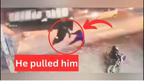 Random Near Death Experience Caught In Camera he survived !!