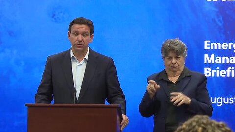 TRACKING IDALIA | Governor DeSantis discusses impacts ahead of Tropical Storm Idalia.