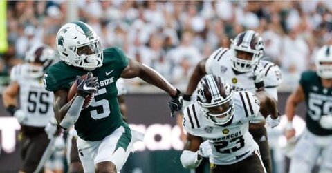 Michigan State Spartans beat the Western Michigan Broncos 35-13. Week 1