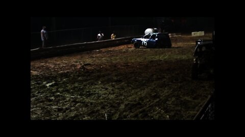 Kenton County Fair Kentucky small car demo derby. 7-12-10 Feature part 2