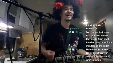 Samurai Smokes Twitch Live Music Guitar and Singing Original Songs Show