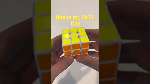 2012 vs 2022 GAN #cubing #rubikscube #shorts