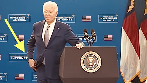 When Joe Biden WANDERS from the Podium…