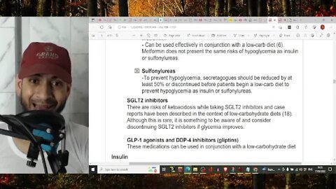 Reading- "Clinician’s Guide to Low Carbohydrate Diets"- A must watch to help low carb T2D patients