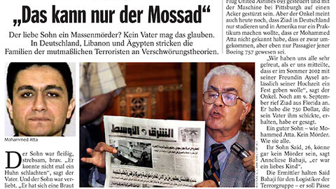 Mohamed Atta called his father after 9/11 who also blamed Israel's Mossad for the attacks