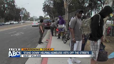 Annual "Stand Down" event for homeless vets begins