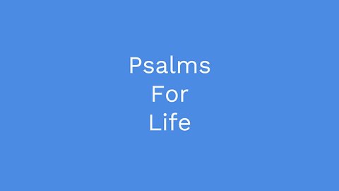 Psalms Of Life With Rabbi Shlomo Nachman