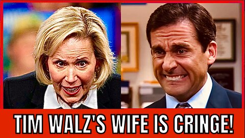 AWKWARD! Gwen Walz was CRAZY CRINGE over the weekend!