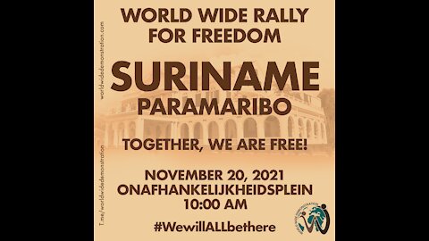 Worldwide Rally for Freedom Suriname Paramaribo 201121