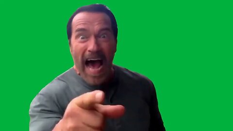 Arnold Schwarzenegger "Put that cookie down" Meme Green Screen